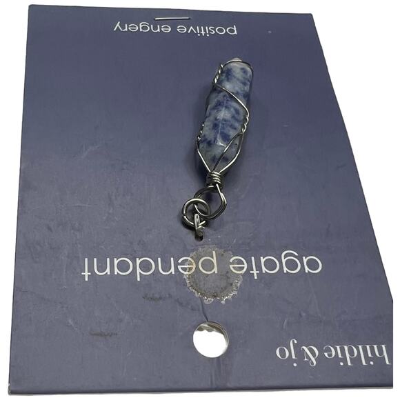 Agate Pendant - New & Unused, Natural Stone Necklace - Picture 7 of 8